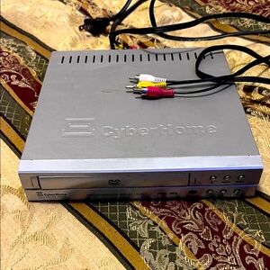 Silver DVD Player with cords!!